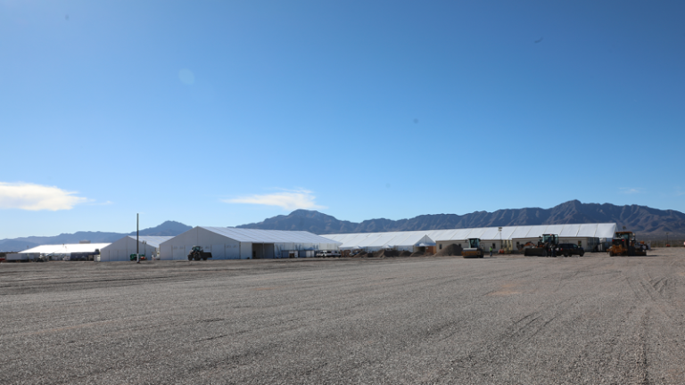 Texas Border Patrol temporary processing facility nearly doubles capacity at El Paso