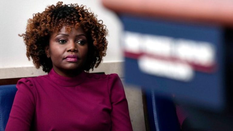 White House’s Karine Jean-Pierre confronted with polls showing Americans don’t trust Biden