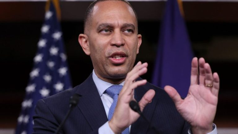 Jeffries grilled on whether Biden pulled ‘the rug out’ from House Dems on DC crime bill