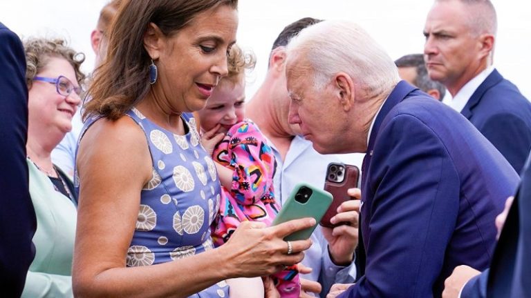 Biden’s nibbles on young girl just his latest weird interaction with other people’s kids