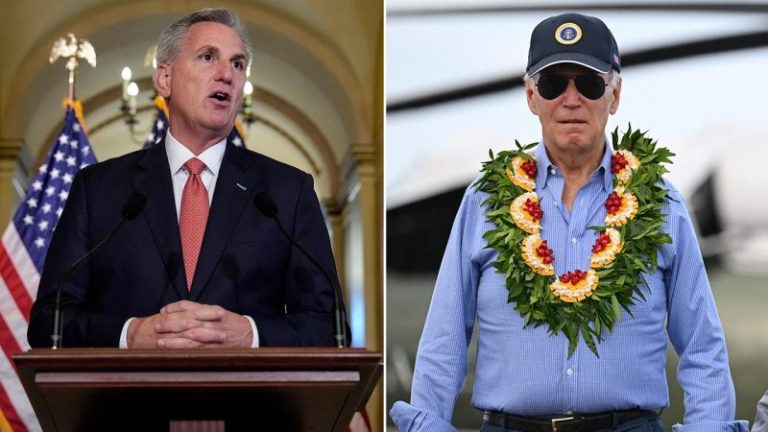 McCarthy threatens congressional response to Biden’s handling of Maui fires