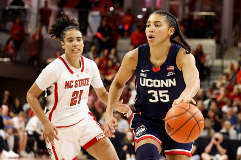 UConn guard Azzi Fudd will miss the remainder of the season with a right knee injury