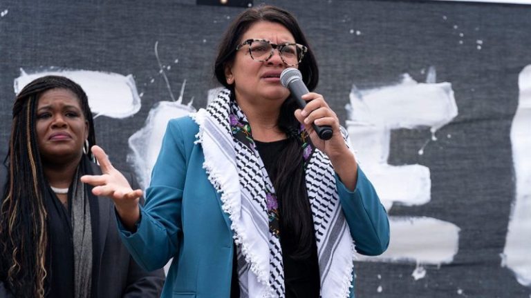 Tlaib accuses Biden of ‘complicity’ in children’s deaths after claiming he supported ‘genocide’ in Gaza