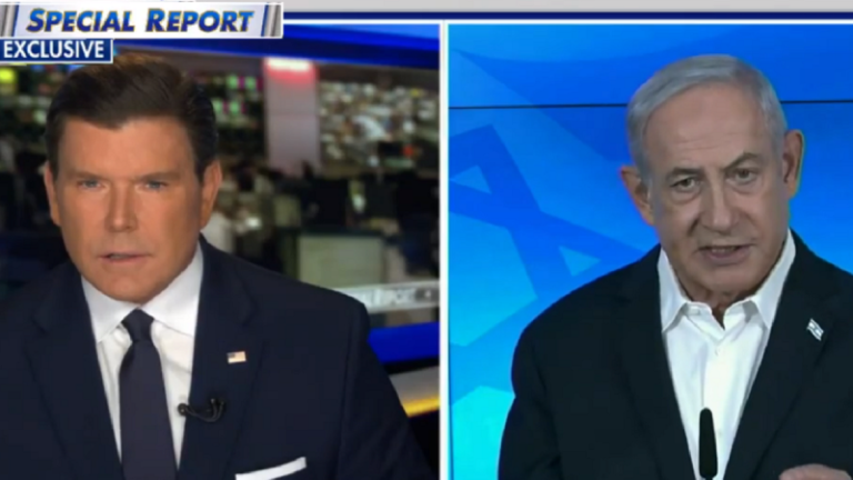 Netanyahu tells Bret Baier cease-fire ‘means surrender,’ insists squad member is calling for ‘genocide’