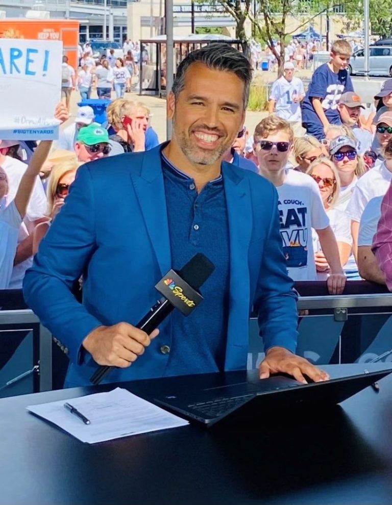 Get to know fill-in host for NBC’s “Football Night In America”