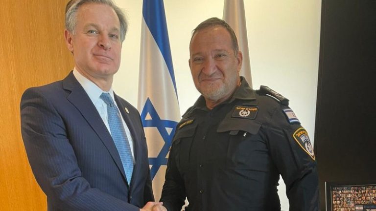 FBI Director Wray makes surprise Israel stop amid ‘elevated threat picture’