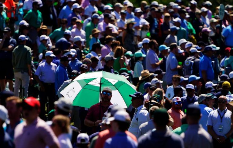 What will weather conditions be Sunday for Masters final round?