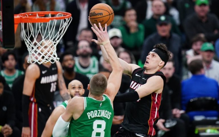 Heat set franchise record as they tie series with Celtics