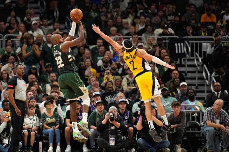 Injury-ravaged Bucks dominate Pacers to avoid elimination