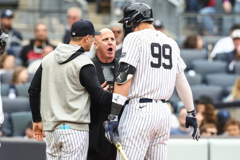 Yankees star Aaron Judge ejected for first time in career