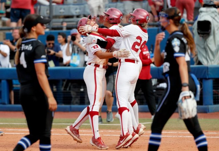 Oklahoma routs Duke at WCWS with eye on college softball 4-peat