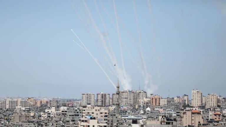 Hamas launches rocket barrage into Israel from Rafah, sounding alarms in Tel Aviv