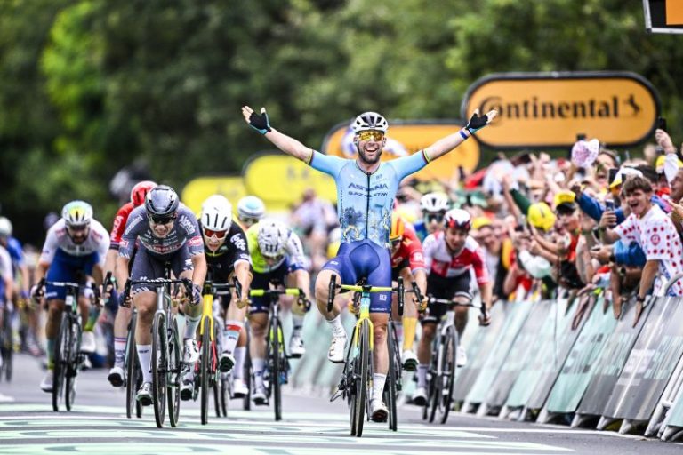 Mark Cavendish’s big win makes history at Tour de France