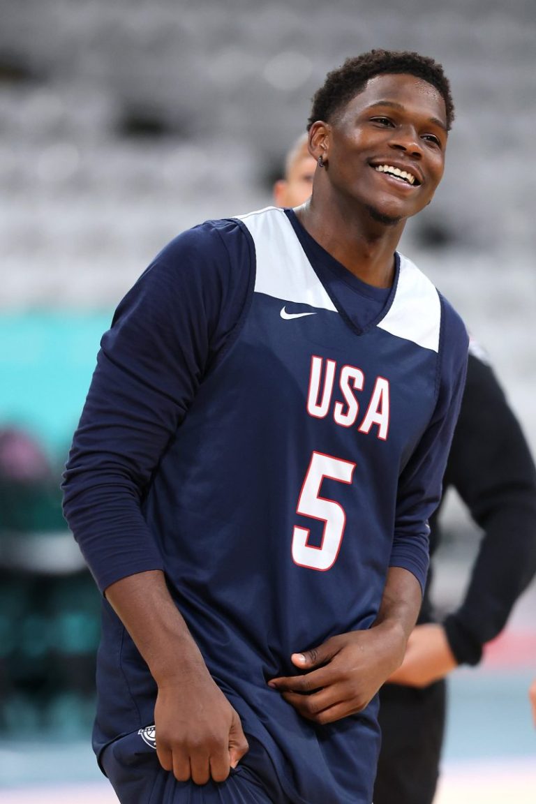 Anthony Edwards accepts challenge vs. Team USA Table Tennis