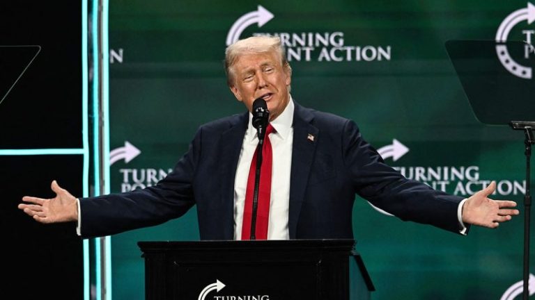 Trump announces to crowd he ‘just took off the last bandage’ at faith event after assassination attempt