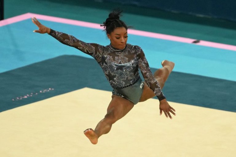 Can Simone Biles really jump 12 feet in the air? Well, yes