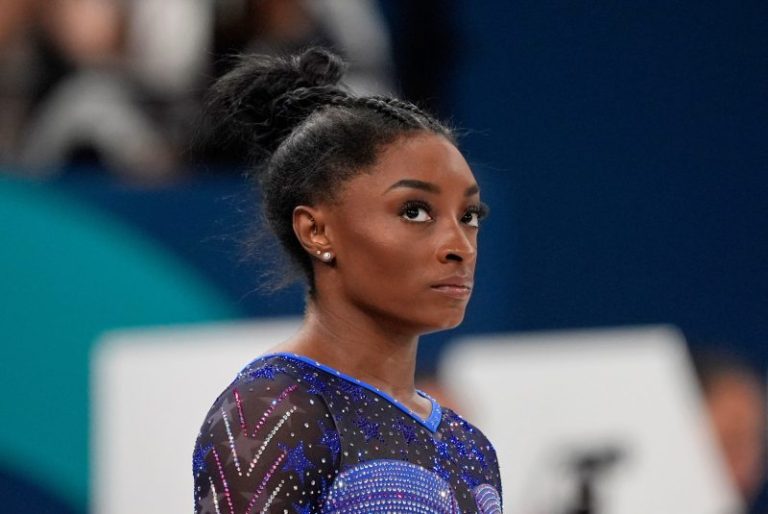Why Simone Biles was ‘stressing’ during gymnastics all-around final
