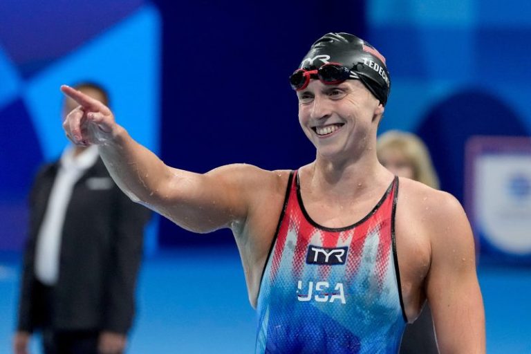 Twelve years after her first gold, Ledecky becomes Olympic icon with No. 9