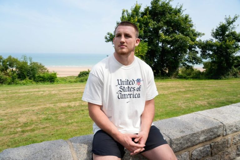 Trip to Normandy gives USA wrestler new perspective on Olympics