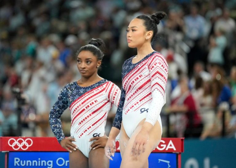 Simone Biles calls silent Olympic beam final ‘really weird, awkward’