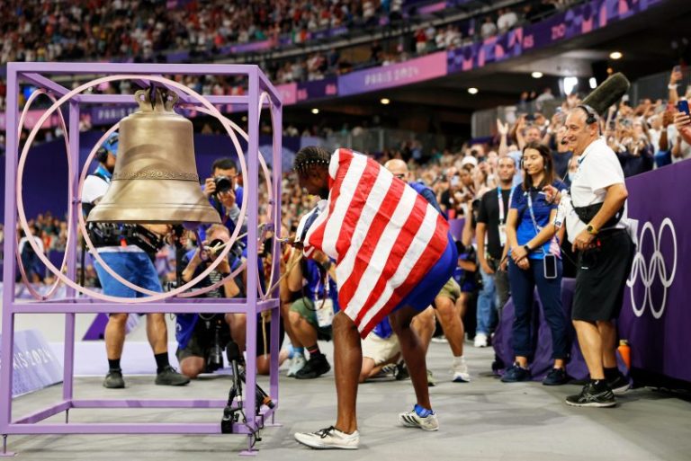 Olympic bell ringing: Why are athletes ringing bell after winning gold?