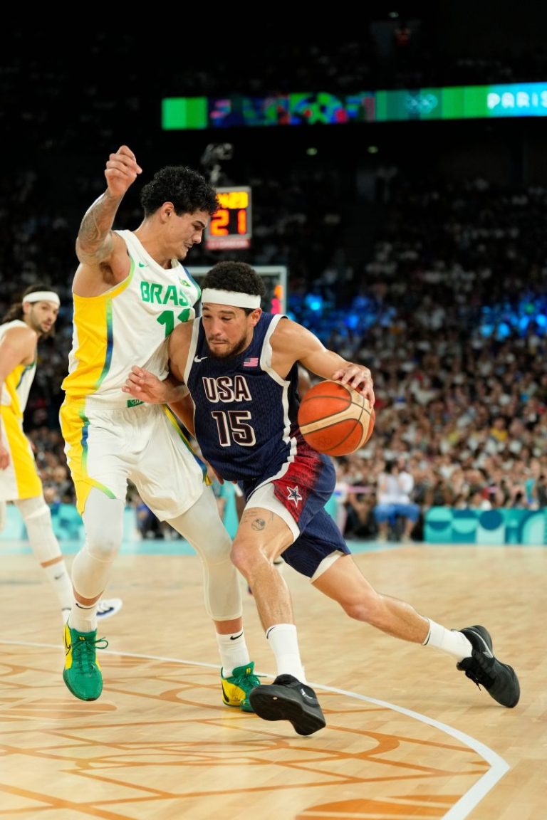 Devin Booker leads US over Brazil, shows team’s depth