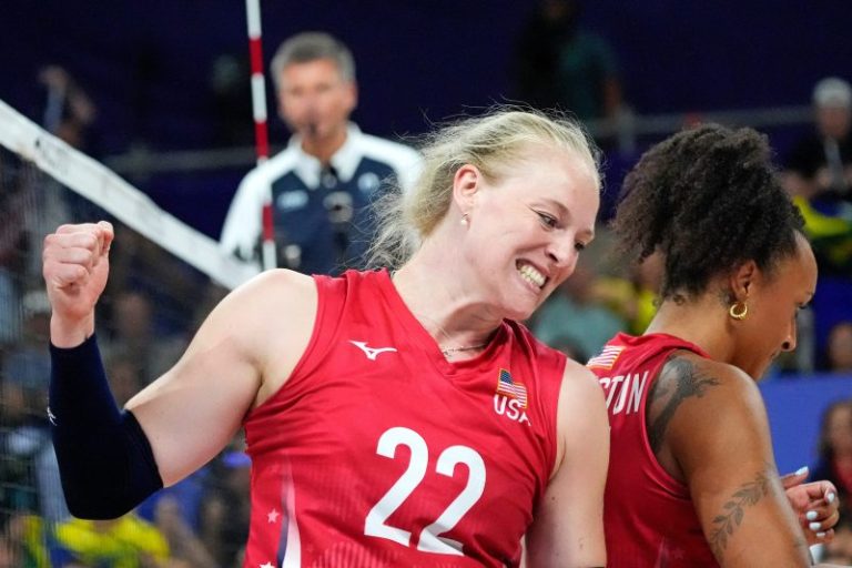 US volleyball beats Brazil in Olympic semifinal, will play for gold