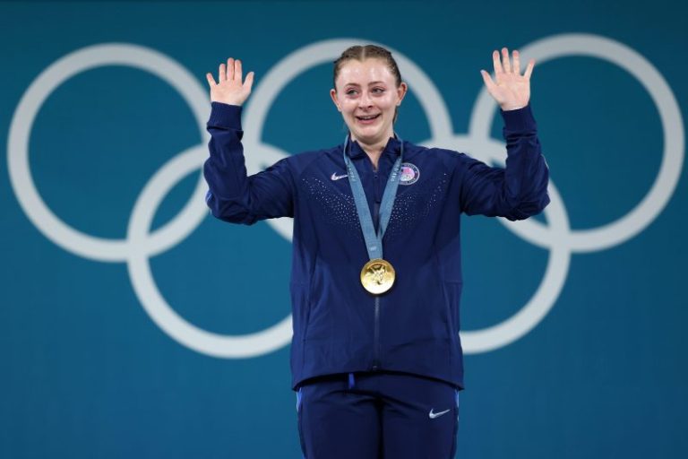 American woman wins first gold in weightlifting in 24 years