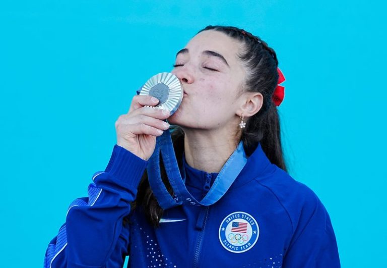 Brooke Raboutou snags Team USA’s first medal in sport climbing