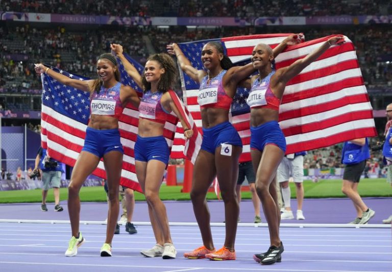 U.S. women’s 4×400 wins eighth consecutive Olympic gold