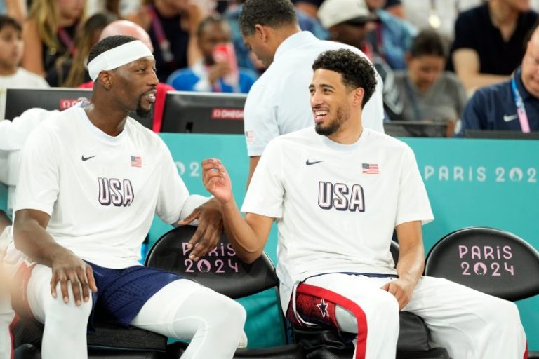 Tyrese Haliburton jokes about riding the bench after USA wins gold