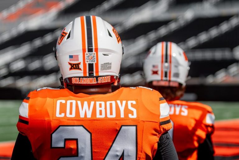 NCAA blocks Oklahoma State use of QR code helmet stickers for NIL fund
