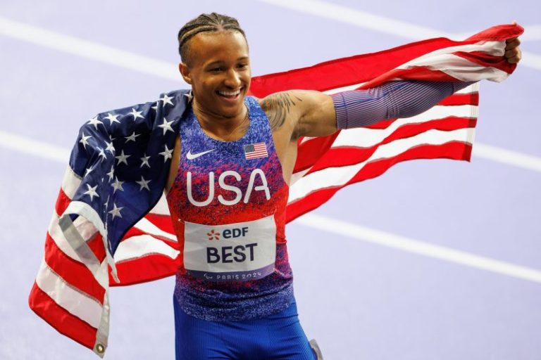 Korban Best, Baby Bro on US team, sprints to silver