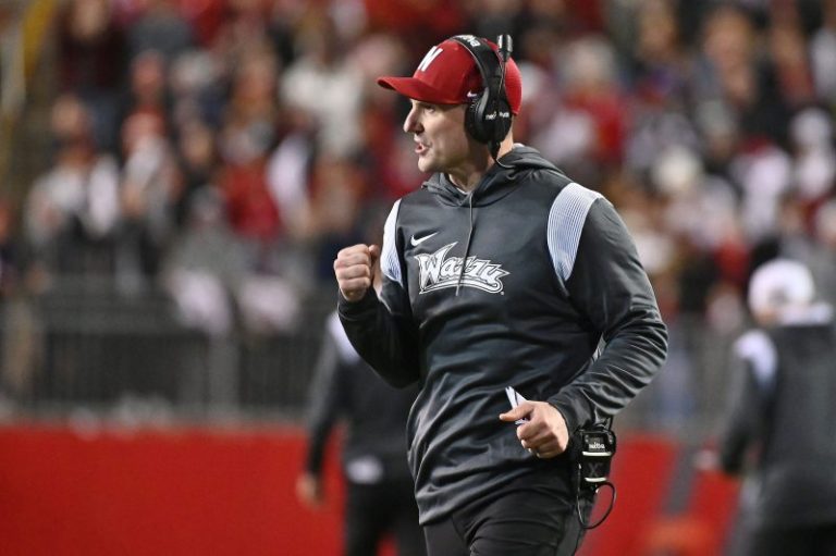 Jake Dickert emotional following Apple Cup win over Washington