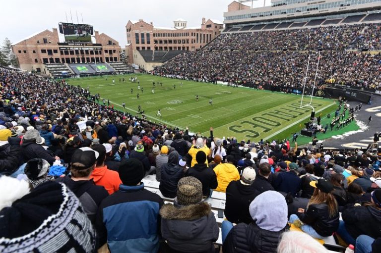 Man drives pickup truck onto Colorado’s football field