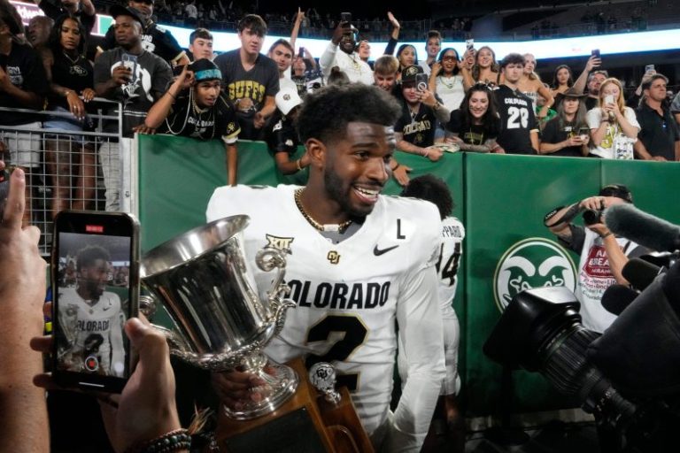 Colorado QB Shedeur Sanders doesn’t shake hands with Colorado State QB