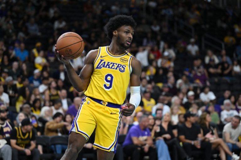 How Bronny James played in Lakers’ preseason game against Warriors