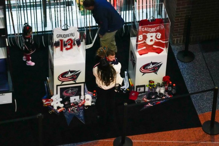 Johnny Gaudreau remembered with pregame ceremony, new ’13’ banner