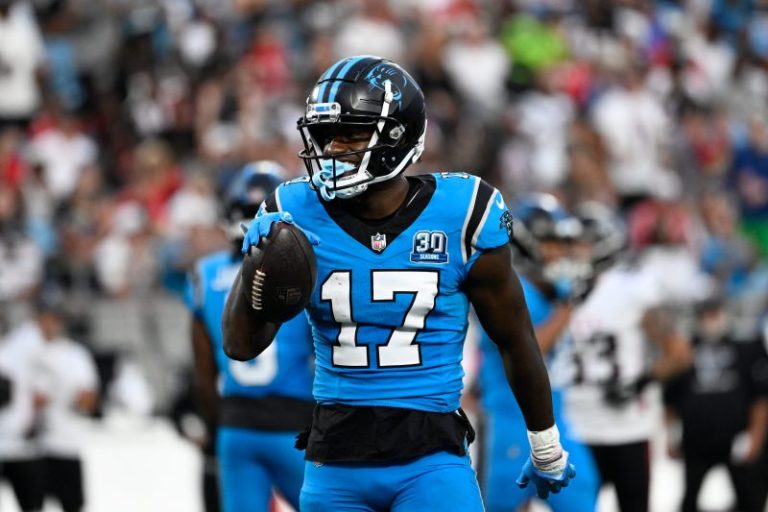 Carolina Panthers depth chart after Diontae Johnson trade