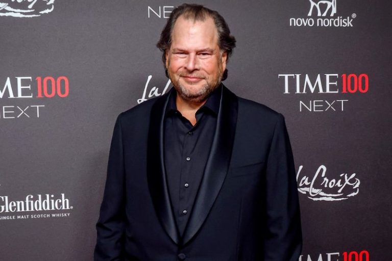 Marc Benioff is in talks to sell Time to Antenna Group