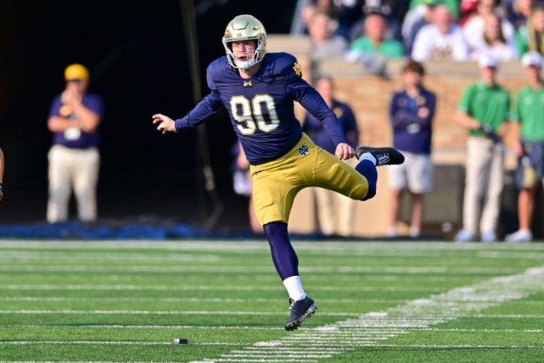 Notre Dame vs. Army has special meaning for 30-year-old Irish kicker