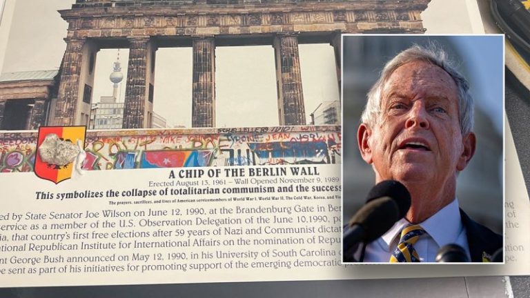 GOP lawmaker gifts ‘chip of the Berlin Wall’ to colleagues in bid for top committee spot
