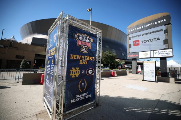 Superdome goes silent on day it should have hosted Sugar Bowl