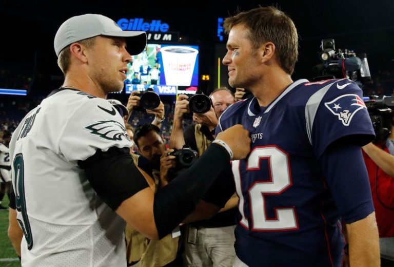 Tom Brady jokes he’s ‘jealous’ of Nick Foles during NFC title game