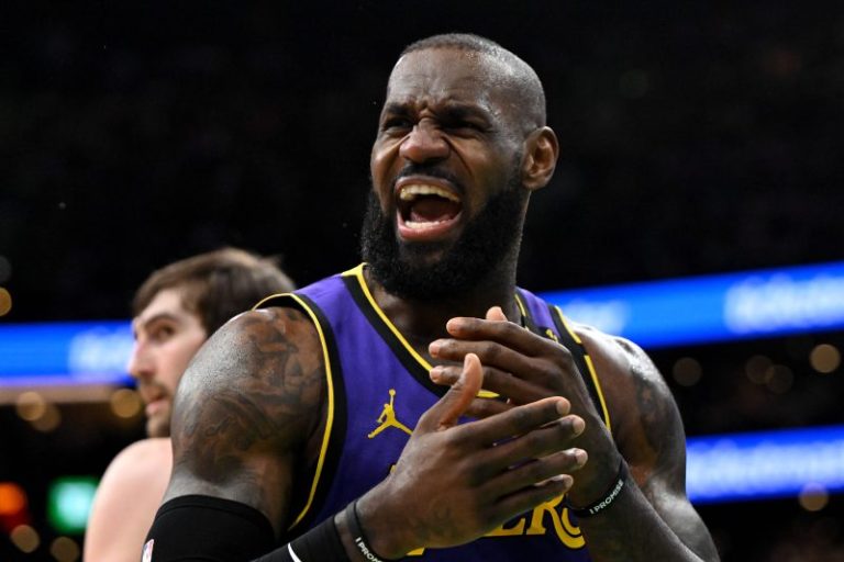 LeBron James exits game vs. Celtics with groin injury: What we know