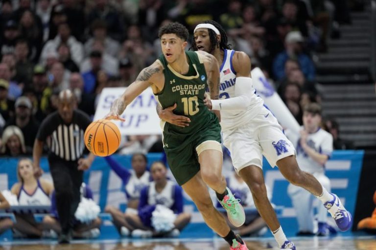 No. 12 Colorado State pulls men’s tournament upset of Memphis