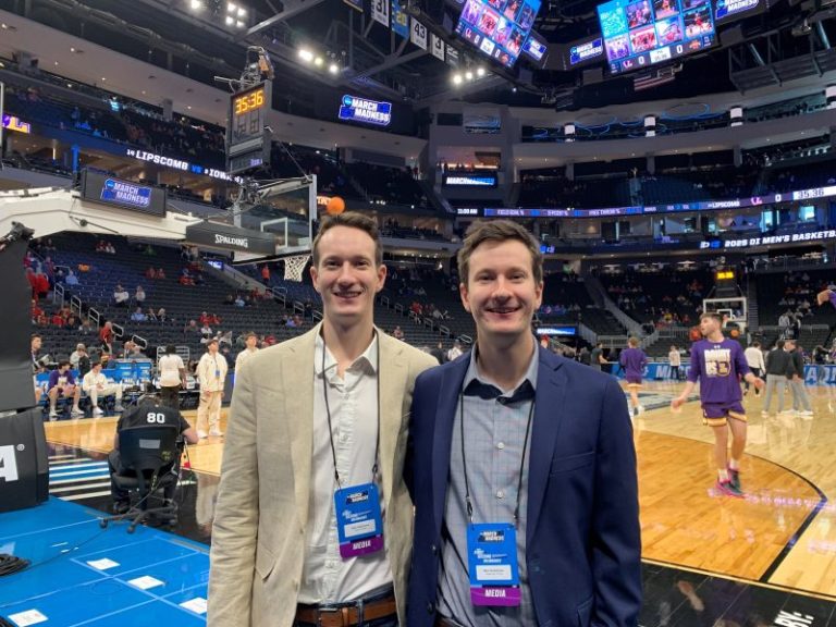 Covering NCAA tournament with identical twin reminder of March Madness