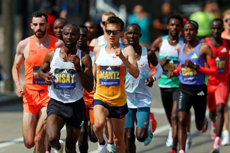 Defending Boston Marathon men’s champion exits early
