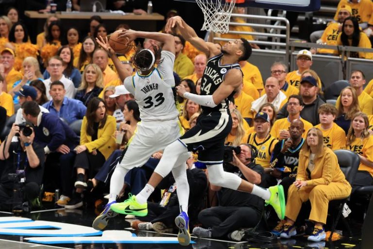 Pacers star’s father won’t attend games after Giannis confrontation