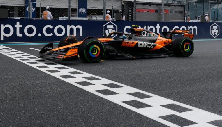 McLaren’s Lando Norris wins rain-soaked Miami Grand Prix Sprint race